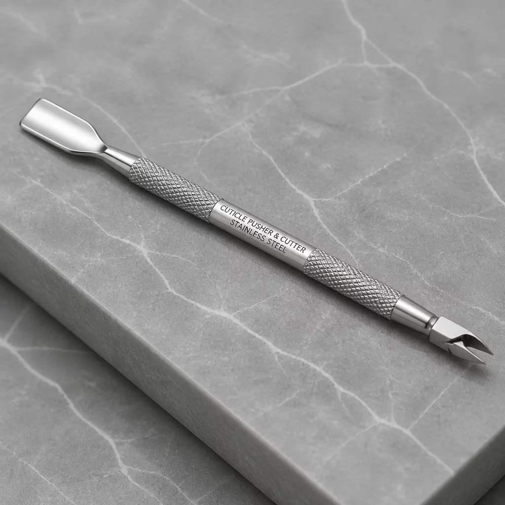 Cuticle Pusher and Cutter Stainless Steel