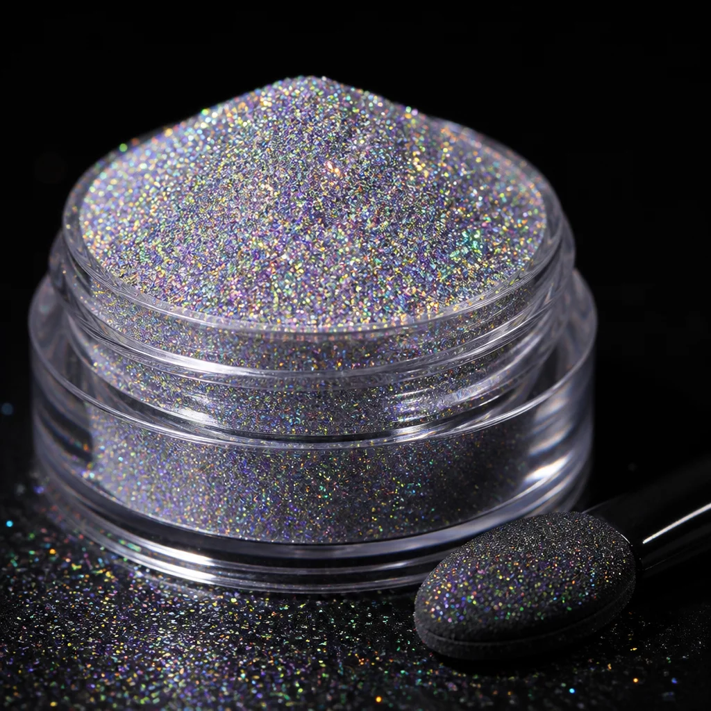 Holographic Nail Glitter Powder
