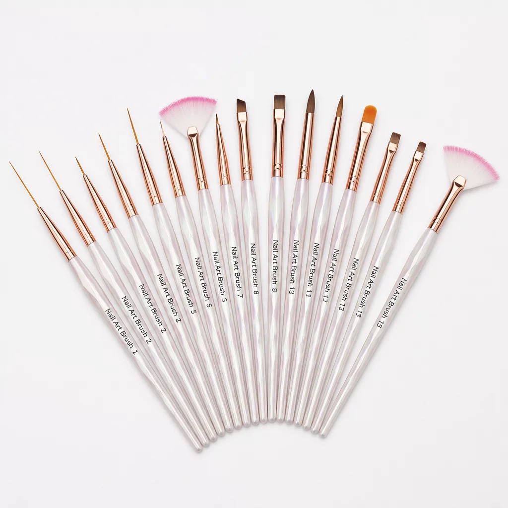 Nail Art Brushes Set 15pcs