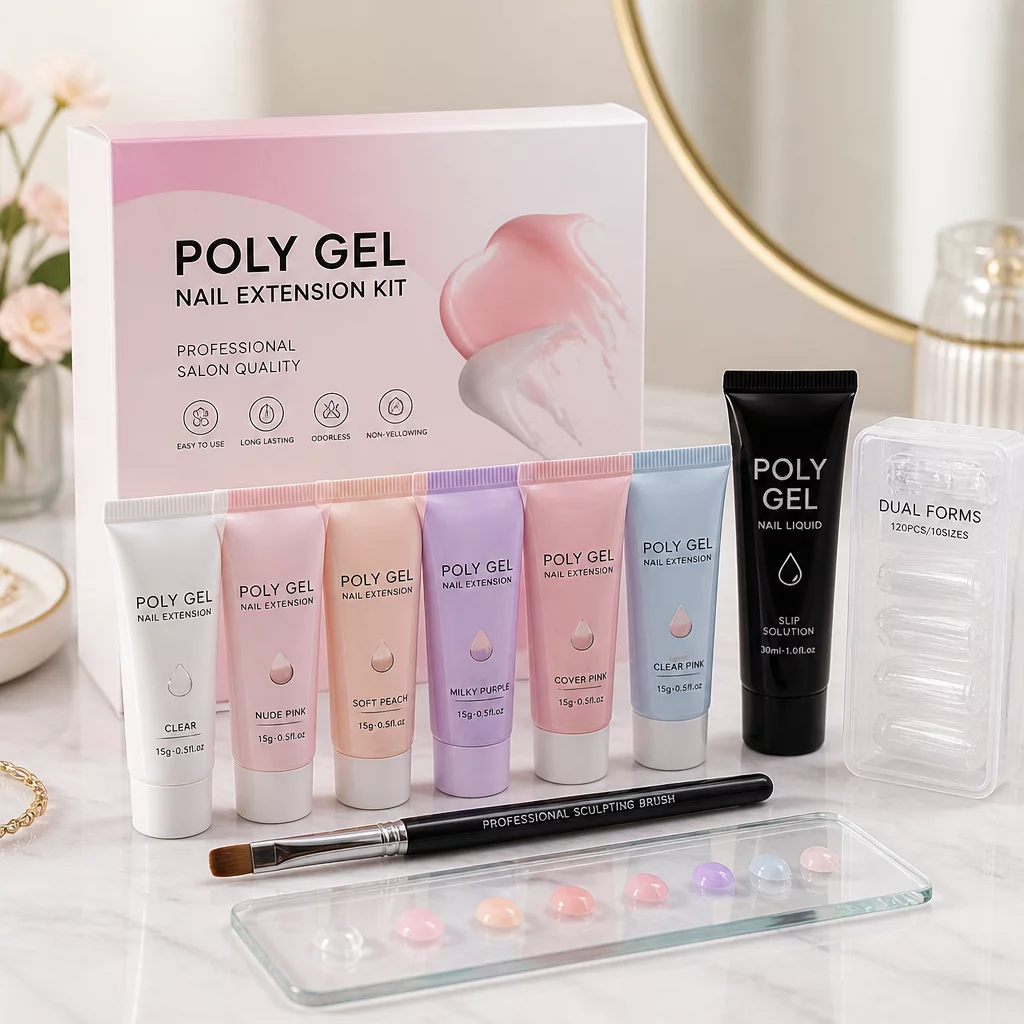 Poly Gel Nail Extension Kit