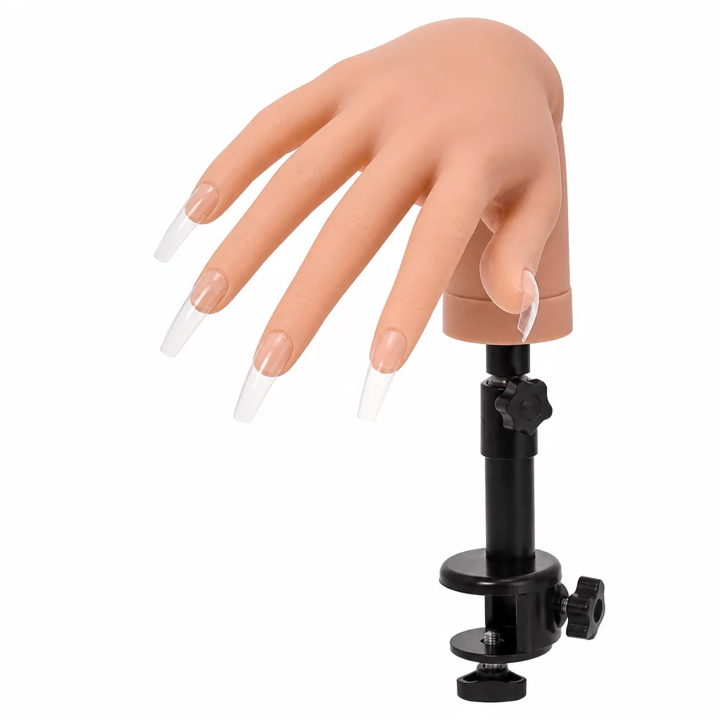 Silicone Practice Hand for Acrylic Nails